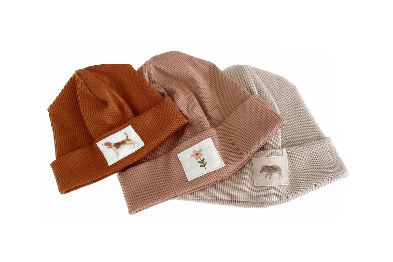 Rippstrick Beanie (sand)